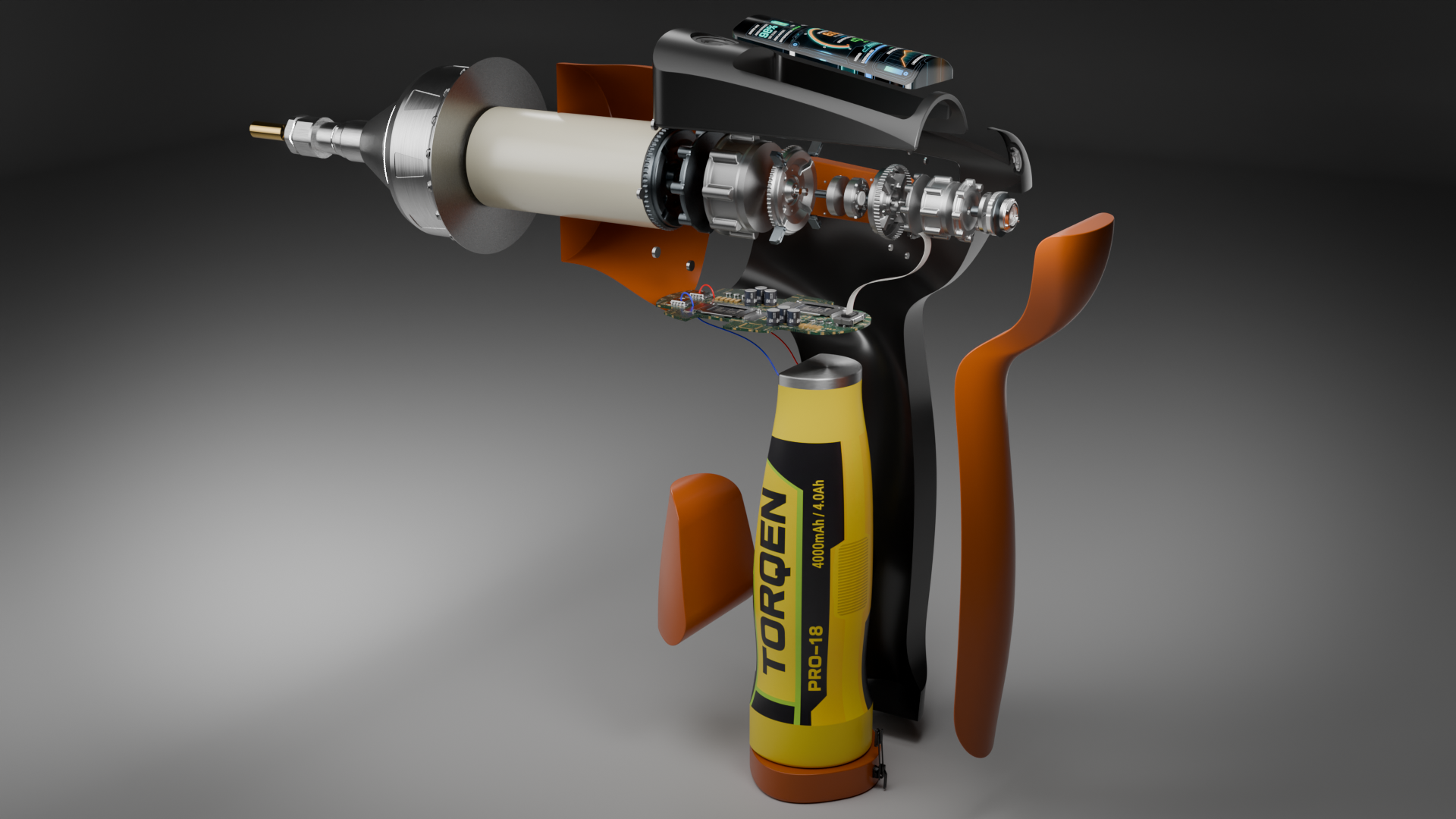 XR1 Akku-Schrauber – Explosionsgrafik