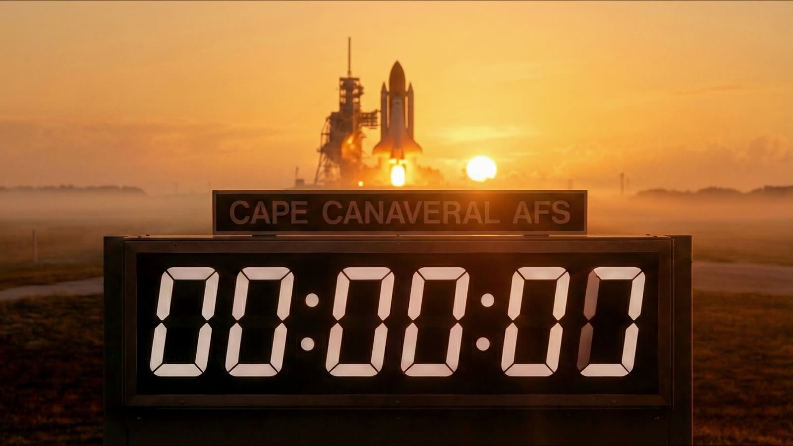 Countdown in Cape Canaveral