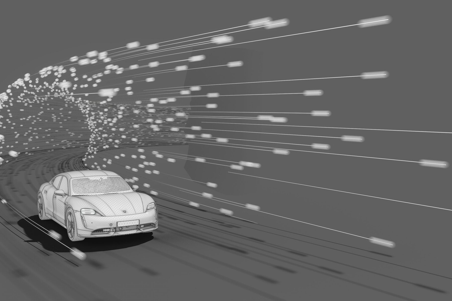 3D-Modell ohne Materialien und Licht
