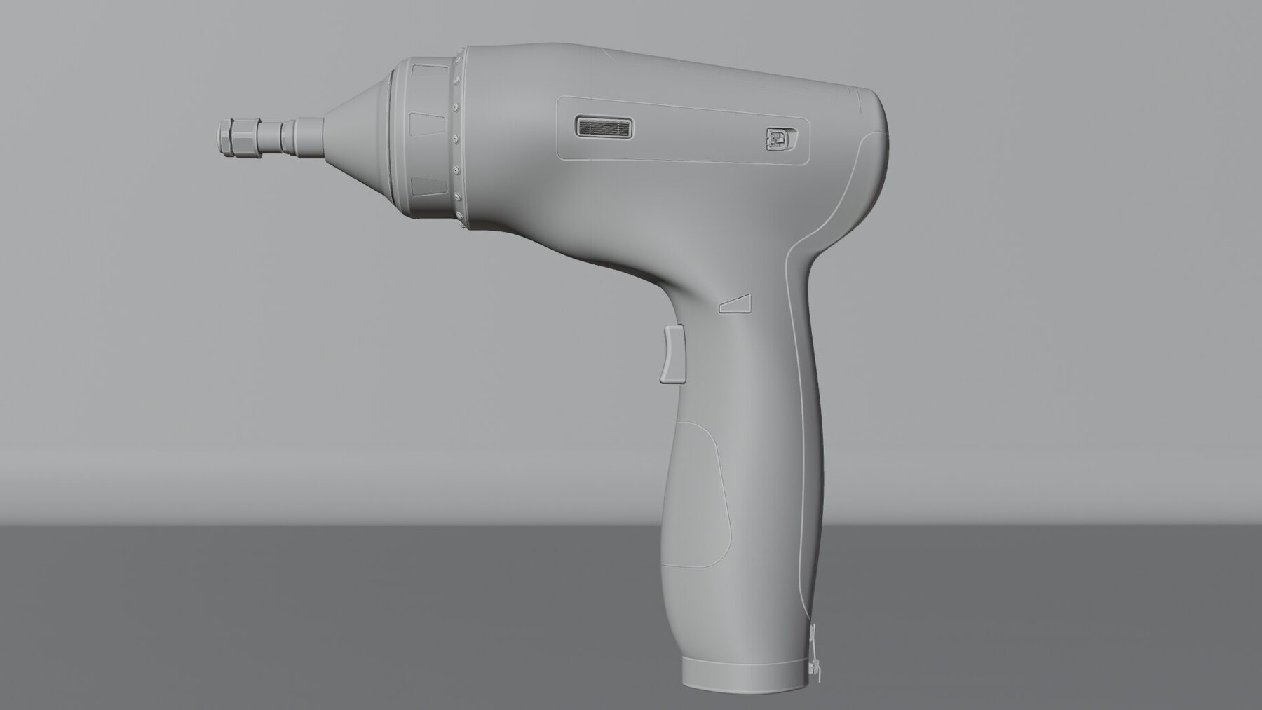 3D-Modell ohne Materialien und Licht